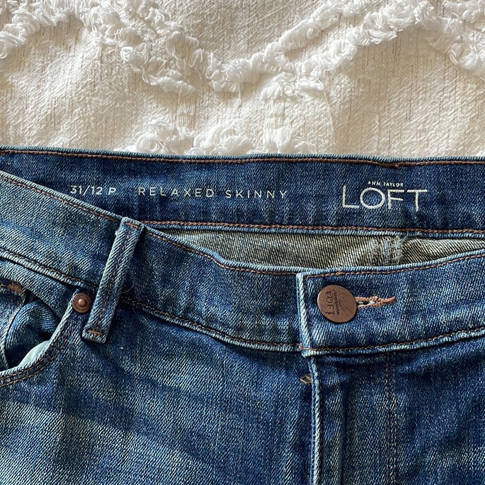 Loft relaxed skinny jeans - Picture 2 of 2
